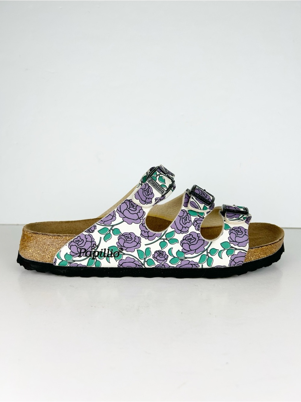 Birkenstock Papillio Florida Purple Rose Birko-Flor Three Strap Sandal EU 41 - Picture 5 of 13
